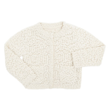 Toddler Popcorn Knit Cardigan